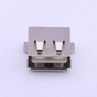 U-USBAM04P-F000 USB连接器 Type-A 母 卧贴 SMD