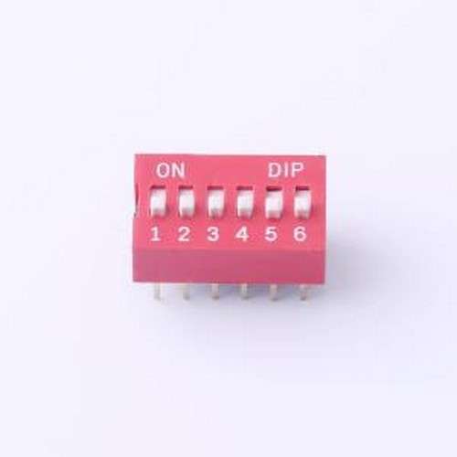 2.54-6P-CJHS 拨码开关 2.54-6P-CJHS 插件