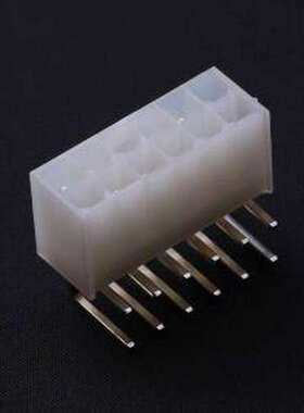 C4255WR-2X06P 线对板针座 2x6P 间距:4.2mm 弯插 白色半透明 弯