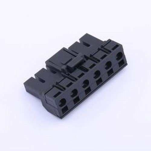 JL9EDGK-75006B01 插拔式接线端子 1x6P 7.5mm 排数:1 每排P数:6