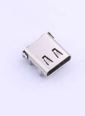 HX TYPE-C 24P QCHT USB连接器 Type-C 母 卧贴 SMD
