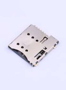 XKSIM-002-P7 SIM卡连接器 自弹式 MicroSIM卡 卡座 SMD