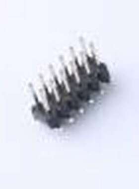 2LP000M026 排针 2x6P 间距:2.54mm SMD,P=2.54mm(交错脚)