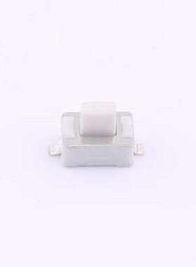 TP14722660 轻触开关 3X6X6.0H 立式贴片 260克力 白色按钮 SMD