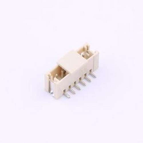 BX-ZH1.5-6PLT 线对板针座 1x6P 间距:1.5mm 立贴 系列:ZH SMD,P=