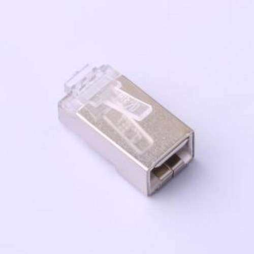 RC-6050 以太网连接器(RJ45 RJ11) [一整盒50个]六类8P8C全铜屏蔽