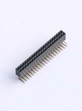 XDM200-2-20-W-6.35-G0 排母 2x20P 间距:2mm 弯插 弯插,P=2mm