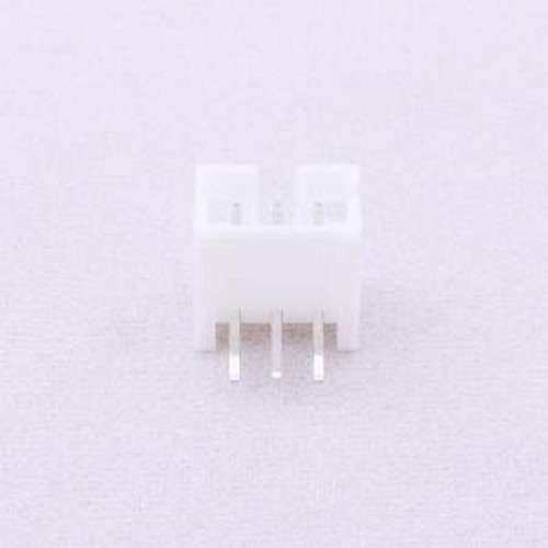 A2001WR-03P1 线对板针座 系列:PH 间距:2mm 1x3P 白色 弯插,P=2m