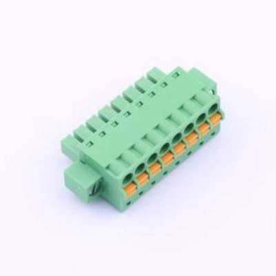 JL15EDGKDM-38108G01 插拔式接线端子 螺丝固定 1x8P 3.81mm 排数