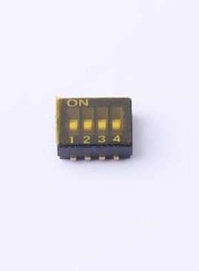 THS104J 拨码开关 THS104J SMD-8P,5.6x6.6mm