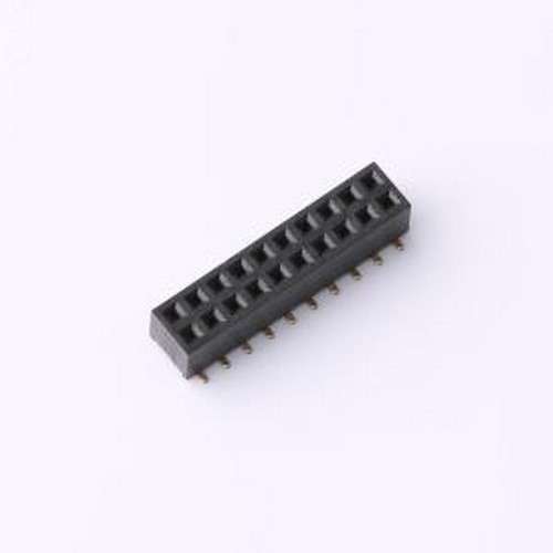 HDGCPH2.0-PMS-02-10 排母 2.0x4.3 双排SMT排母 2x10P SMD,P=2mm