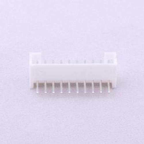 A2001WR-10P1 线对板针座 系列:PH 间距:2mm 1x10P 白色 弯插,P=2