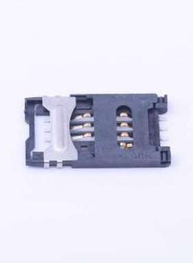 SIM-105B-ARP8 SIM卡连接器 翻盖式 MiniSIM卡 卡座 SMD