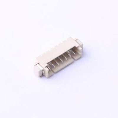 WAFER-125W-7A线对板针座 1x7P间距:1.25mm卧贴 SMD,P=1.25mm,