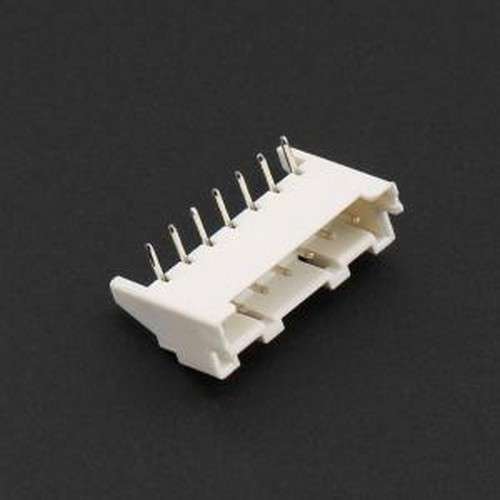 DL25018-7AWD 线对板针座 1x7P 间距:2.5mm 弯插 弯插,P=2.5mm