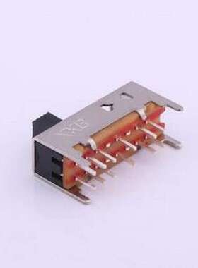 SS25D01L4 滑动开关 柄长4mm 直插五档 滑动开关 插件