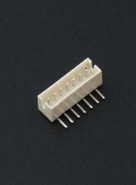 XY-ZH1.5-7A21 线对板针座 1x7P 间距:1.5mm 弯插 弯插,P=1.5mm