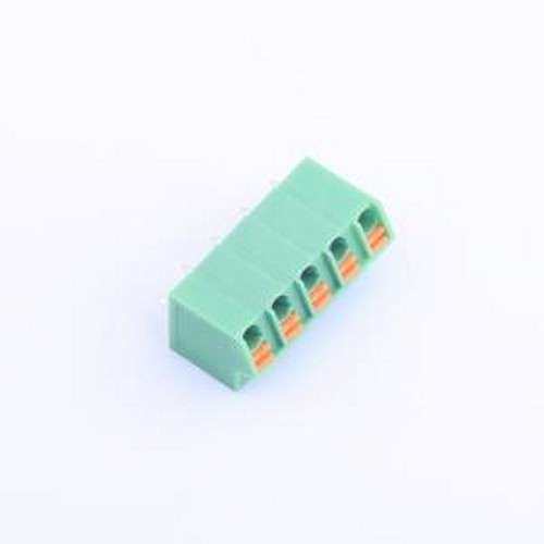 KF250NH-5.0-5P 弹簧式接线端子 1x5P 5mm 每排P数:5 排数:1 插件