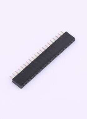 ZX-PM2.0-1-20PY 排母 间距:2mm 1x20P 直插 插件,P=2mm
