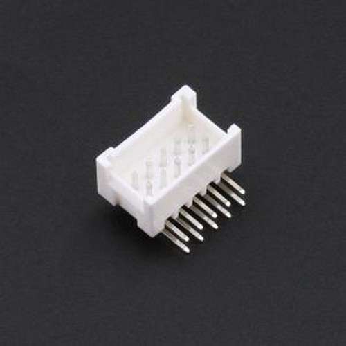 XHZ-10AW 线对板针座 2x5P 间距:2.5mm 弯插 弯插,P=2.5mm