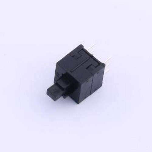 YTS85NL250CB 按键开关 8.5x8.5复位插脚 有声250g 2x3黑头 插件