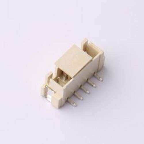 ZX-HA2.54-5PLT 线对板针座 1x5P 间距:2.54mm 立贴 系列:XH/HA带