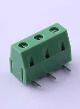 KF128R-7.5-3P 螺钉式接线端子 7.5mm 1x3P 排数:1 每排P数:3 弯