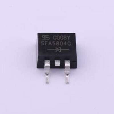 SFAS804G MNG 快恢复/高效率二极管 电压:200V 电流:8A D2PAK