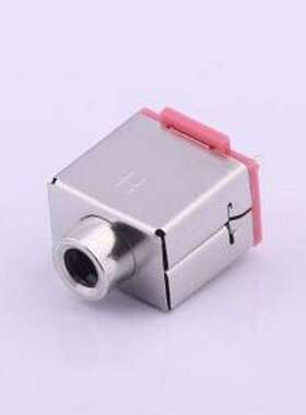 PJ-378-R 音频连接器(耳机) 3.5mm耳机座 粉红 插件