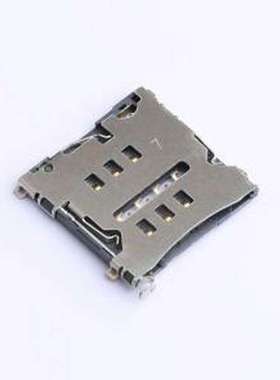 SA0607127150-54-02 SIM卡连接器 卡托式 MicroSIM卡 SMD