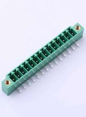MX15EDGRM-3.5-14P-GN01-Cu-A 插拔式接线端子 3.5mm 1x14P 排数: