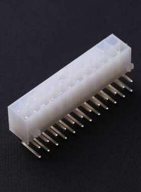 C4255WR-F-2X12P 线对板针座 2x12P 间距:4.2mm 弯插 白色半透明
