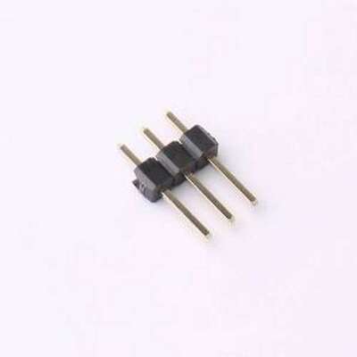 GPHA101-0302A001A1BA 排针 1x3P 间距:2.54mm 方针 直插 插件,P=