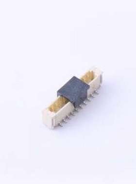 HC-0.8-10PLT 线对板针座 1x10P 间距:0.8mm 立贴 SMD,P=0.8mm