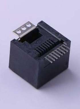 FRJ45053-1300K6K0100 以太网连接器(RJ45 RJ11) 立贴,单口,0.8μ