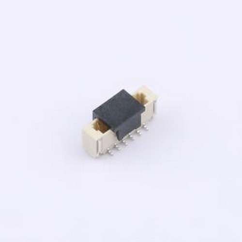 0.8-6PLT 线对板针座 1x6P 间距：0.8mm 立贴 SMD,P=0.8mm