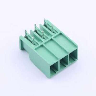 JL5EDGRC-76203G01 插拔式接线端子 1x3P 7.62mm 排数:1 每排P数: