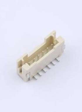 HDGC1500WVA-S-6P 线对板针座 DHGC1.5带扣立贴 6P SMD,P=1.5mm