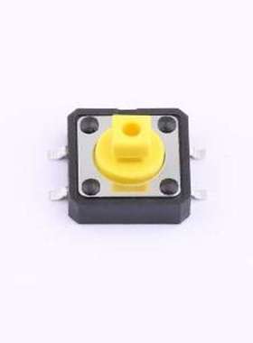TS-1273SY 轻触开关 12*12*7.3mm 立贴轻触开关 黄色方头 弹力250