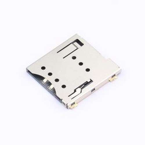 SIM204-ZYB7AH1.5 SIM卡连接器 自弹式 MicroSIM卡 卡座 SMD
