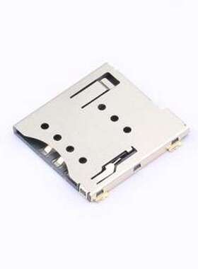 SIM204-ZYB7AH1.5 SIM卡连接器 自弹式 MicroSIM卡 卡座 SMD