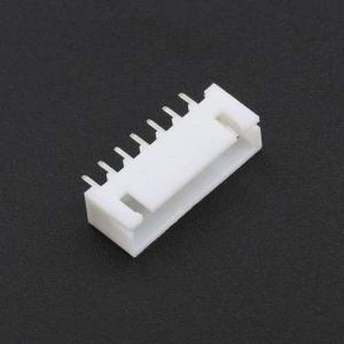 XD-XH-7A-G 线对板针座 1x7P 间距:2.54mm 直插 系列:XH 插件,P=2