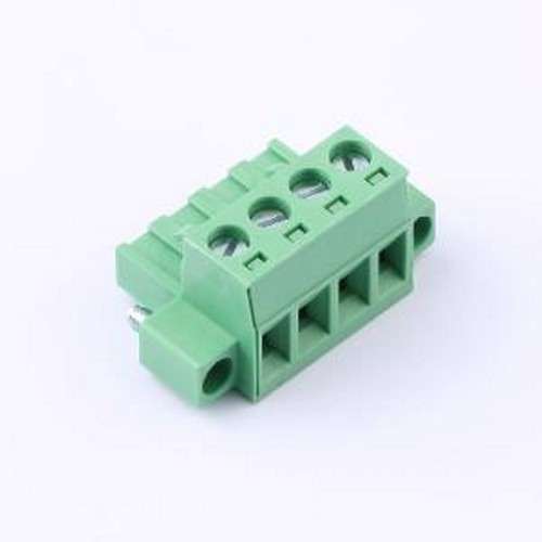 DB2EKM-5.0-4P-GN-S 插拔式接线端子 螺丝固定 1x4P 5mm 排数:1