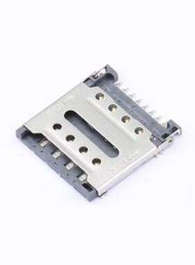 SIM203-FYB8AH1.5 SIM卡连接器 翻盖式 MicroSIM卡 卡座 SMD