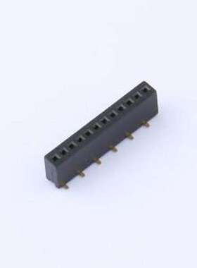 X1311FVS-12-C43D35R2 排母 间距:1.27mm 1x12P 立贴 SMD,P=1.27m