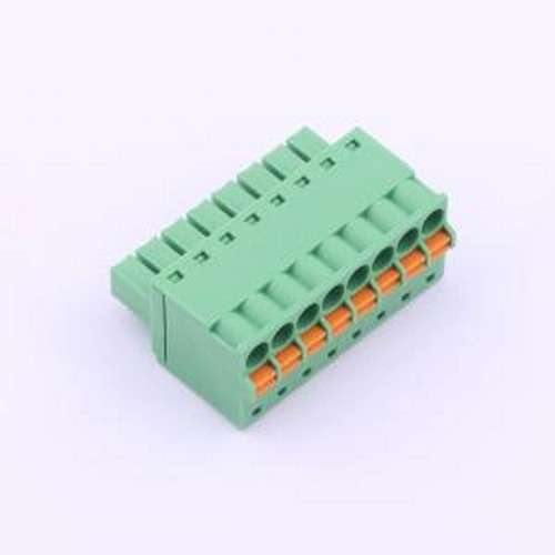 JL15EDGKD-35008G01 插拔式接线端子 1x8P 3.5mm 排数:1 每排P数: