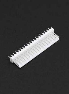 HC-2510-19A-05 线对板针座 1x19P 间距:2.54mm 直插 插件,P=2.54