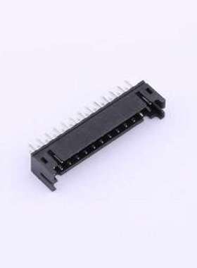 IPCW207W2DNB01V 线对板针座 2x13P 间距:2mm 直插 黑色 插件,P=2