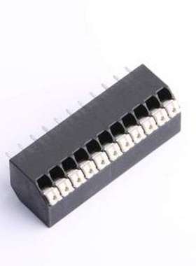 JL212S-35011B01 弹簧式接线端子 1x11P 3.5mm 每排P数:11 排数:1