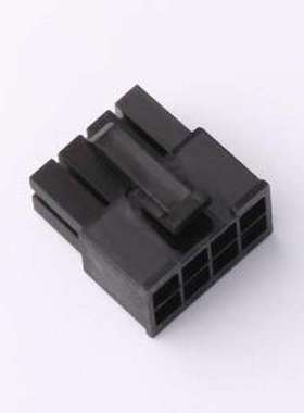 ZX-5557-4.2-2-4P-HGJK 胶壳(线对板/线对线) 2x4P 4.2mm P=4.2mm